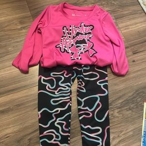 Under Armor workout outfit